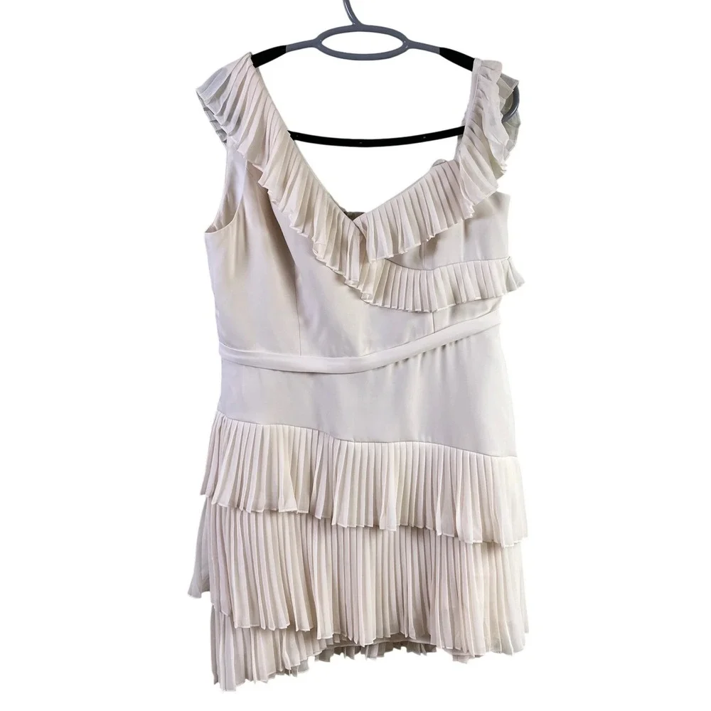 bcbg one shoulder mini dress BCBG New York Women's One Shoulder Long Sleeve Ruched Mini Dress, Blanc at Amazon Women's Clothing store